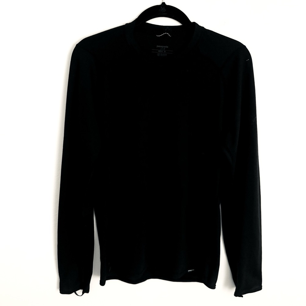 Patagonia Black Lightweight Capilene2 T-Shirt Base Layer Trail Hike Climb Sz M